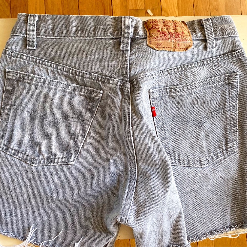 RARE VINTAGE USA LEVIS 501 CUT OFF SHORTS - Picture 2 of 7